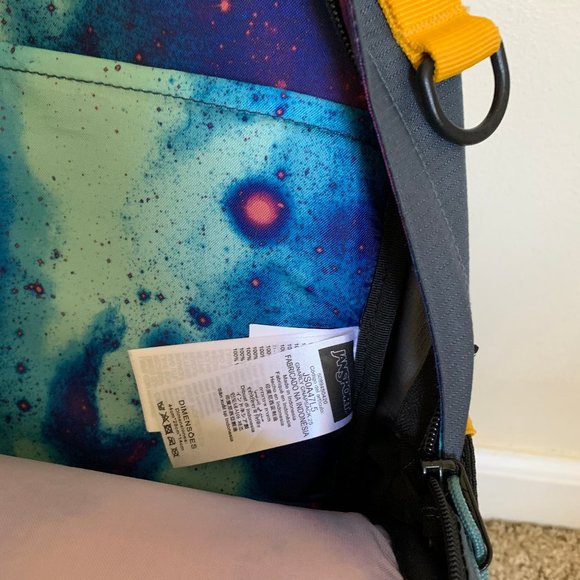 JanSport Gnarly Gnapsack 25 Backpack (Gray & Galaxy) main image 13